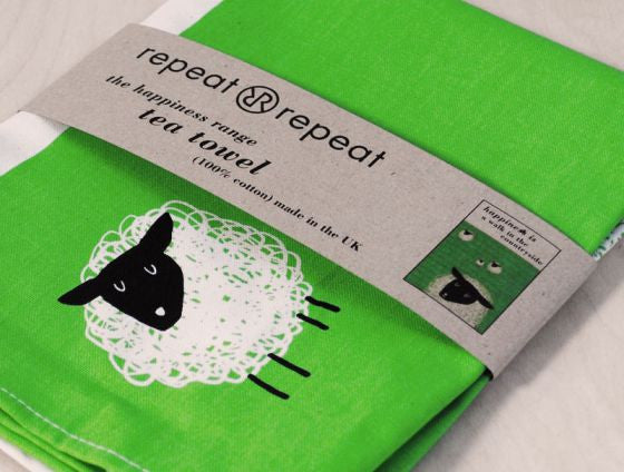 Repeat Repeat's Sheep Tea Towel