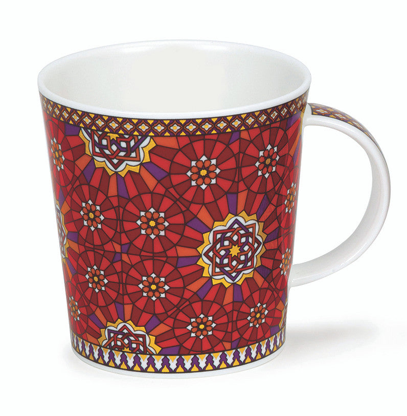 Dunoon Lomond Zahra Knot bone china mug.