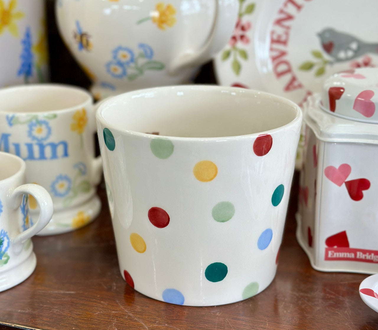 Polka Dot Plant Pot by Emma Bridgewater.