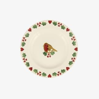 Christmas Joy Robin 6 1/2 inch plate