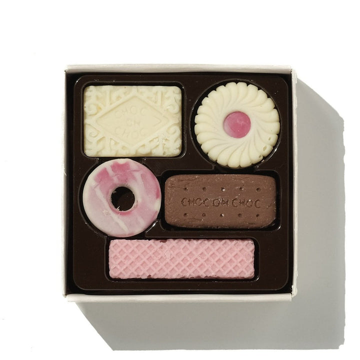 Mini Chocolate Biscuits by Choc on Choc.
