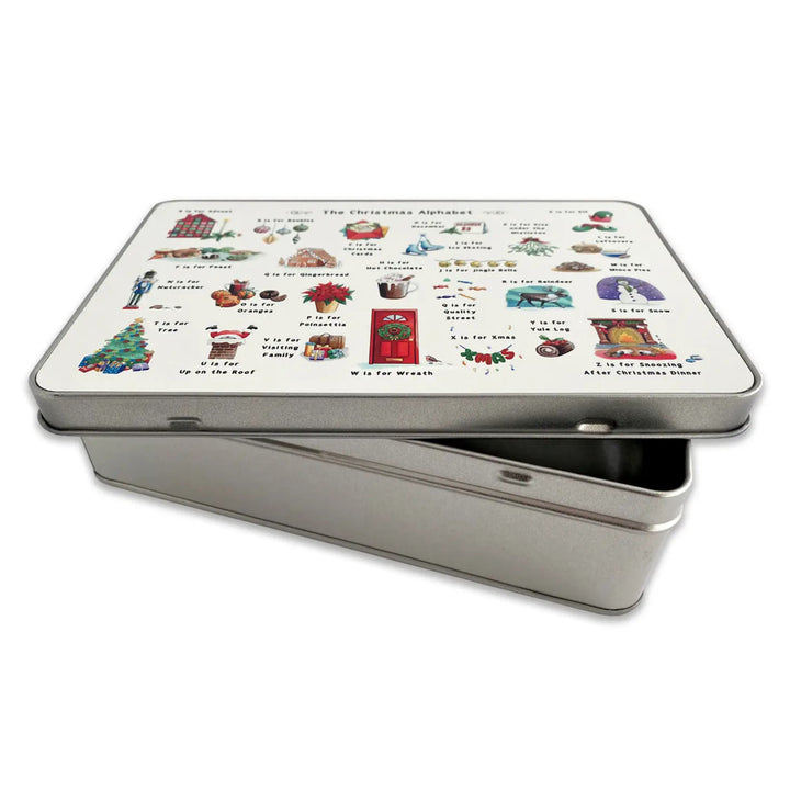 The Christmas Alphabet Storage Tin