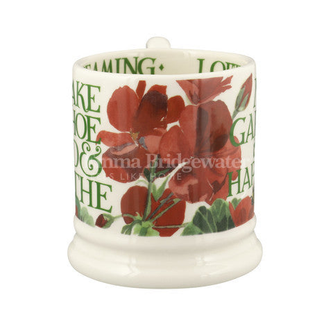 My Garden is My Happiness 1/2 pint mug from Emma Bridgewater. Made in England.