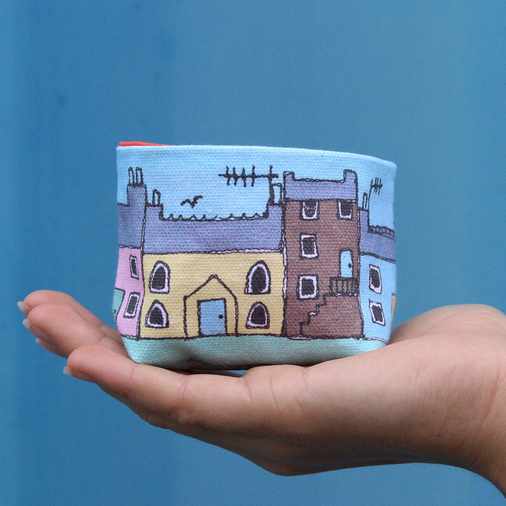 Cornish Cottages Mini Pot Sewing Project by Poppy Treffry.