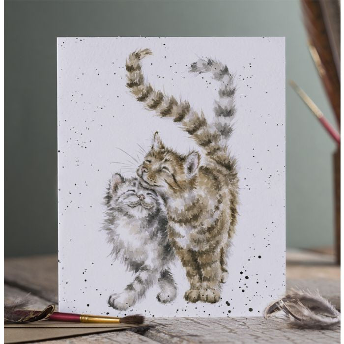'Feline Good' Cat Greetings Card