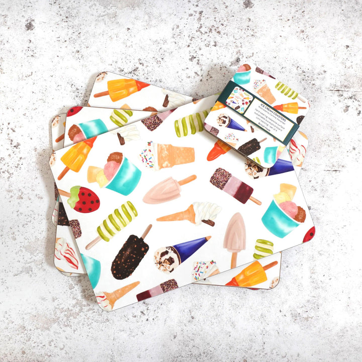 Ice Cream Placemat by Corinne Alexander. Made in England.