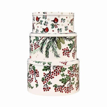 Emma Bridgewater Set of 3 Hawthorn Berries Cake Tins Image