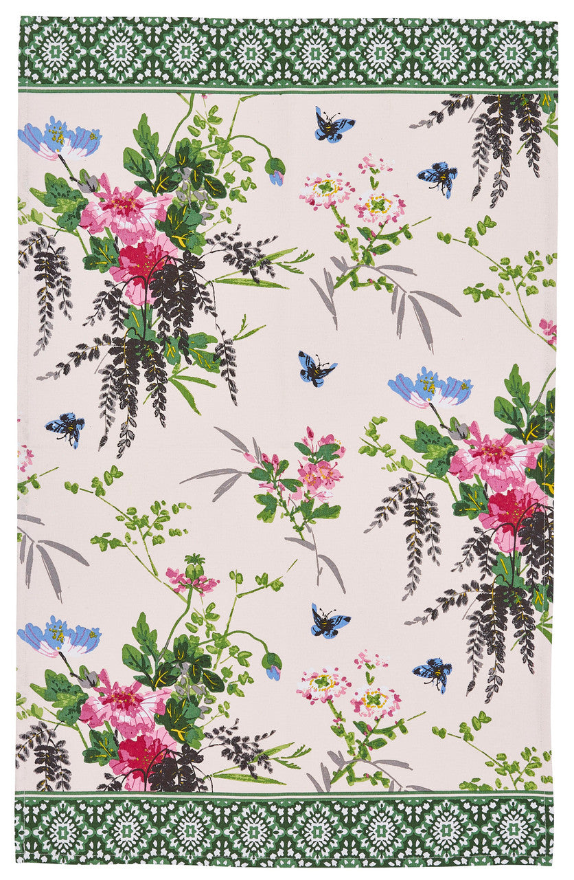 Madame Butterfly 100% Cotton tea towel by Ulster Weavers.