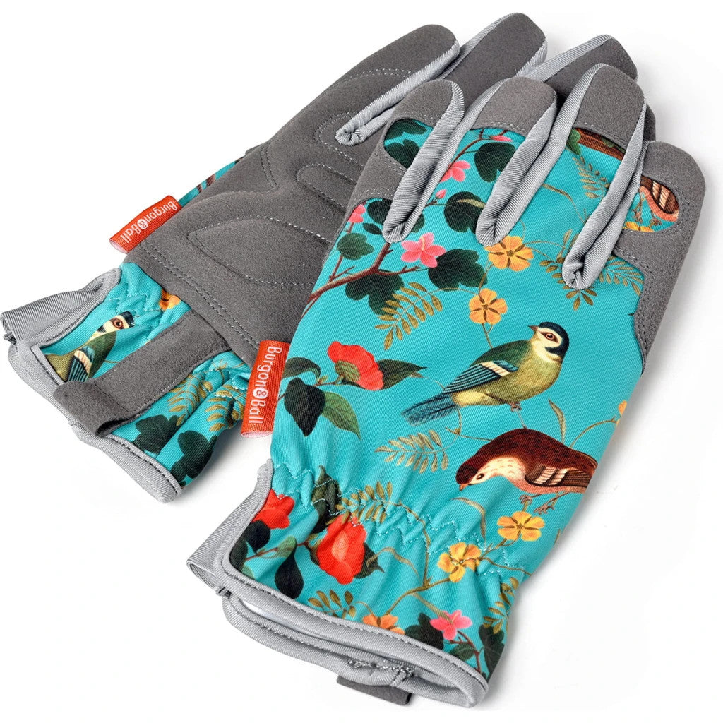 RHS Flora & Fauna Gardening Gloves by Burgon & Ball.
