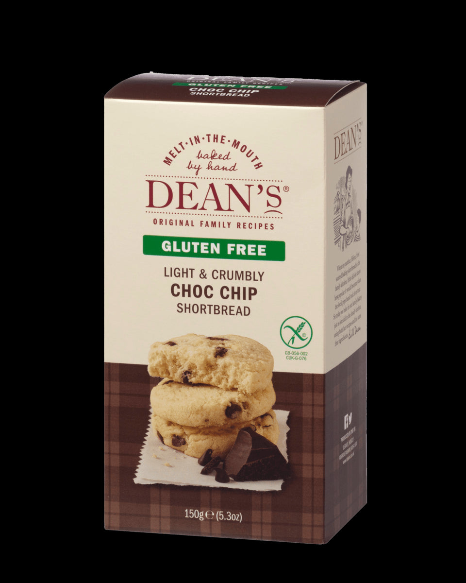 Dean's Gluten Free Chocolate Chip Shortbread Rounds 160g