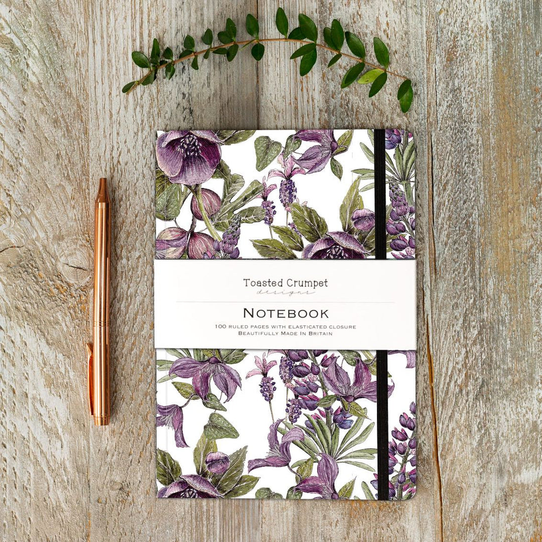 Mulberry Pure A5 Lined Notebook by Toasted Crumpet.