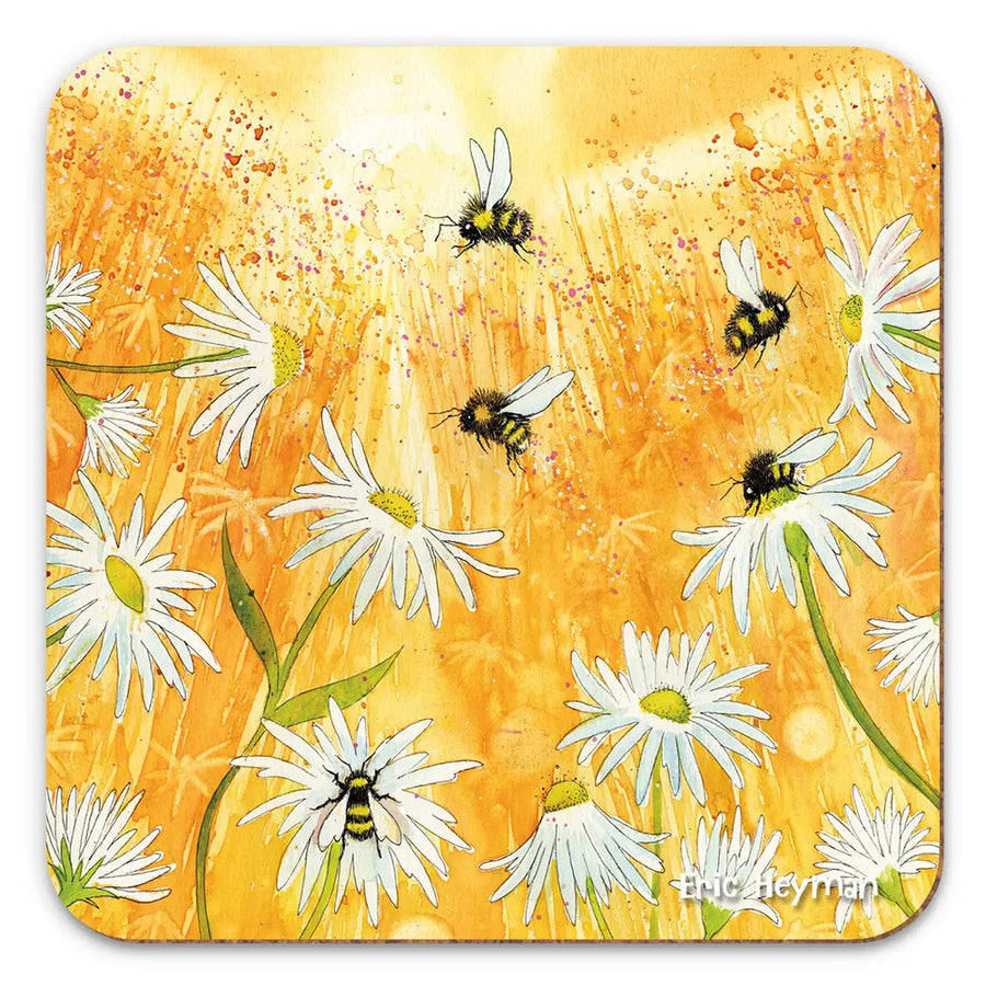 Bees & Daisy Coaster by Eric Hayman for Emma Ball