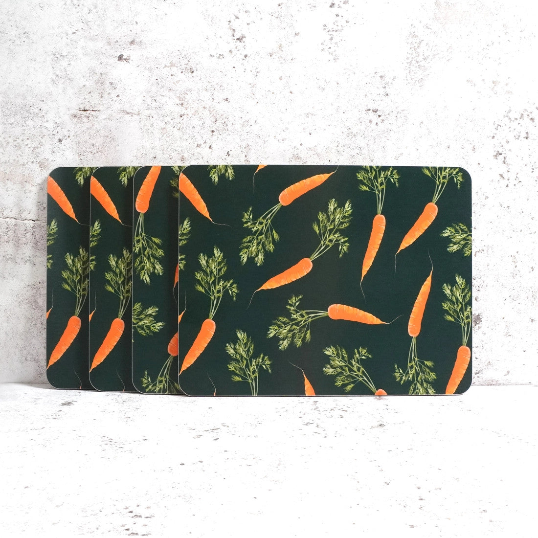 Carrot Placemat by Corinne Alexander. Made in England.