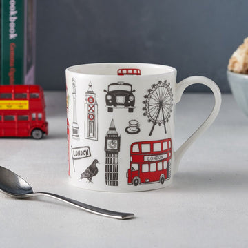 Victoria Egg's bone china Big Smoke London mug. Image
