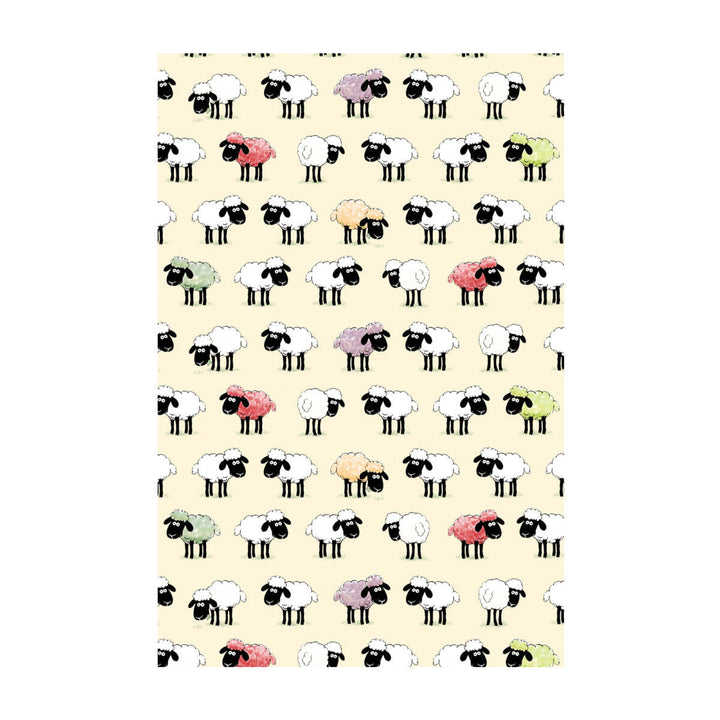 Sheepish Cotton Tea Towel by Samuel Lamont.