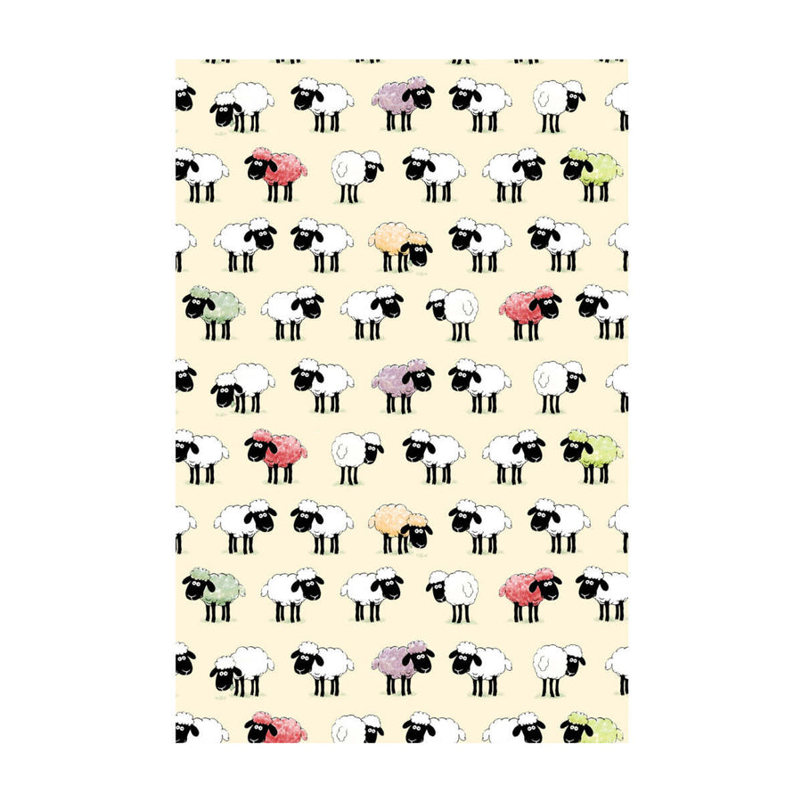 Sheepish Cotton Tea Towel by Samuel Lamont.