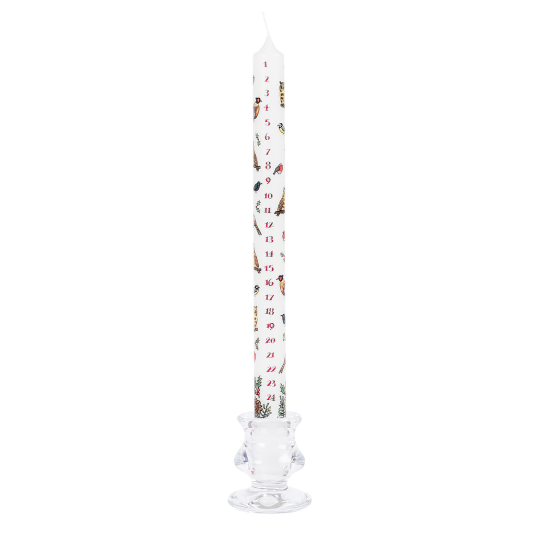 Alison Gardiner Winter Birds Advent Candle
