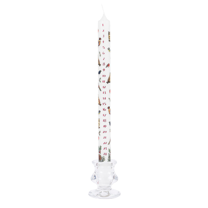 Alison Gardiner Winter Birds Advent Candle