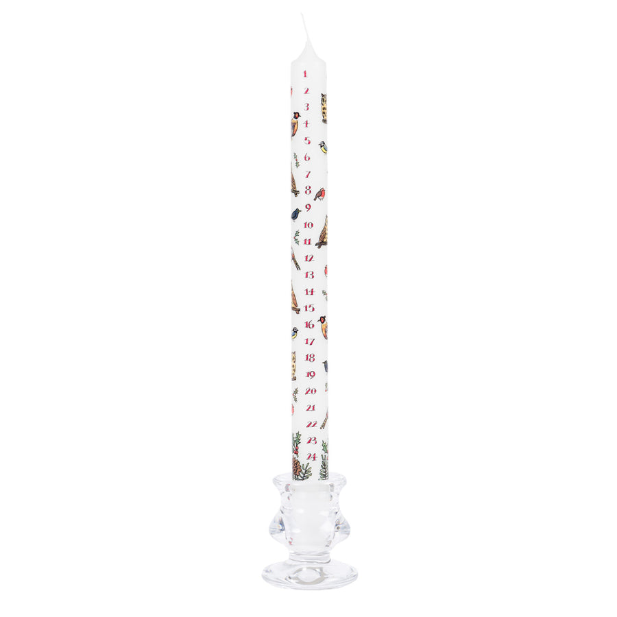 Alison Gardiner Winter Birds Advent Candle