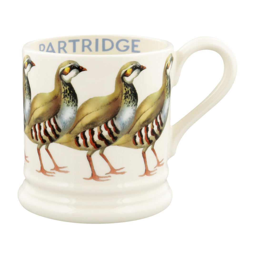Emma Bridgewater Red Legged Partridge Half Pint Mug 
