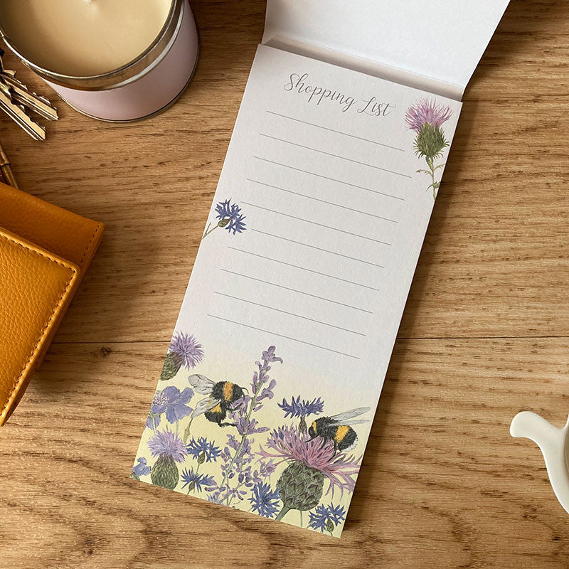 Mosney Mill Bee & Flower Shopping List Pad