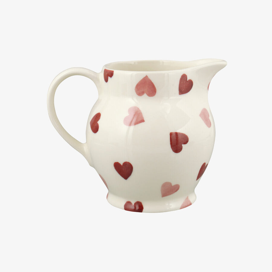 Emma Bridgewater Pink Hearts 1/2 pint jug.