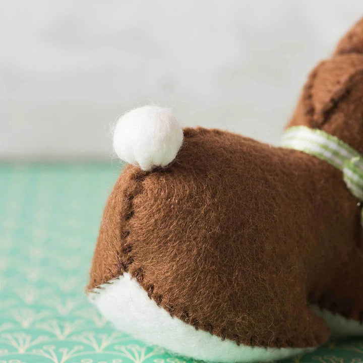 Bunnies Wool Mix Felt Craft Kit by Corinne Lapierre