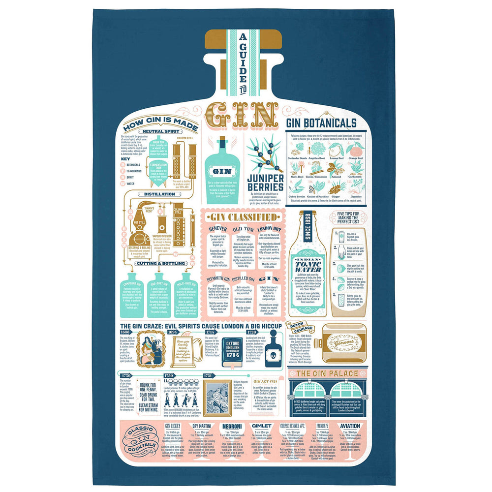 The G & T Tea Towel by Stuart Gardiner.