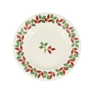 Folk Rosehip 8 1/2 inch plate