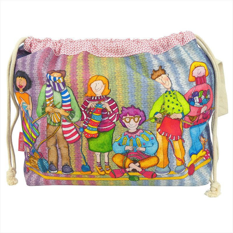 The Yarn Club Drawstring Cotton Bag from Emma Ball.