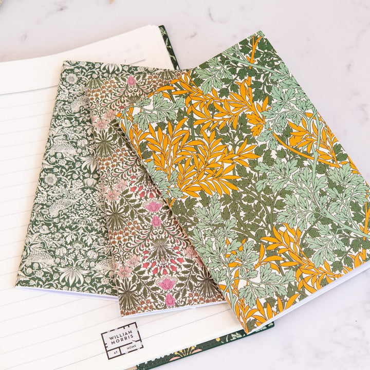 William Morris Notebook Trio.