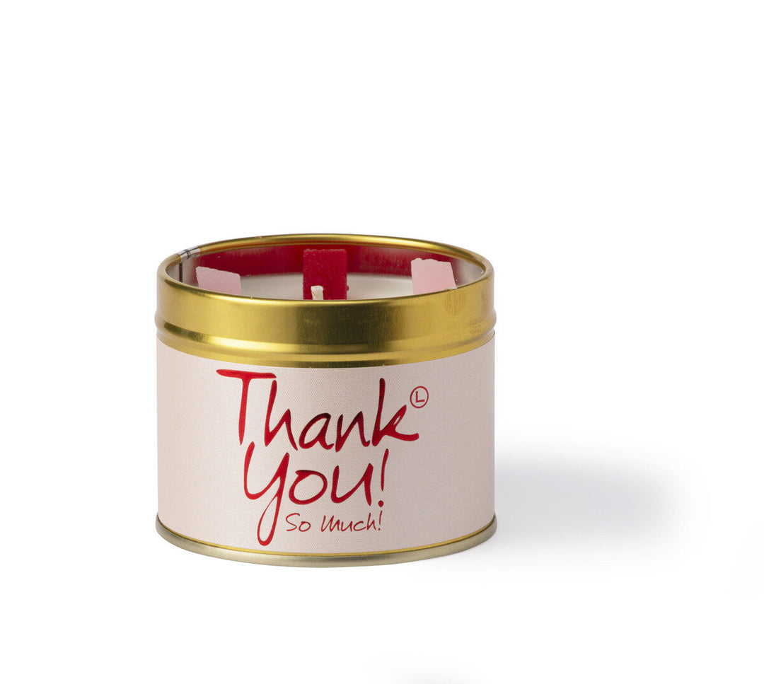 Thank You! Scented Candle from Lily-Flame. Handmade in England