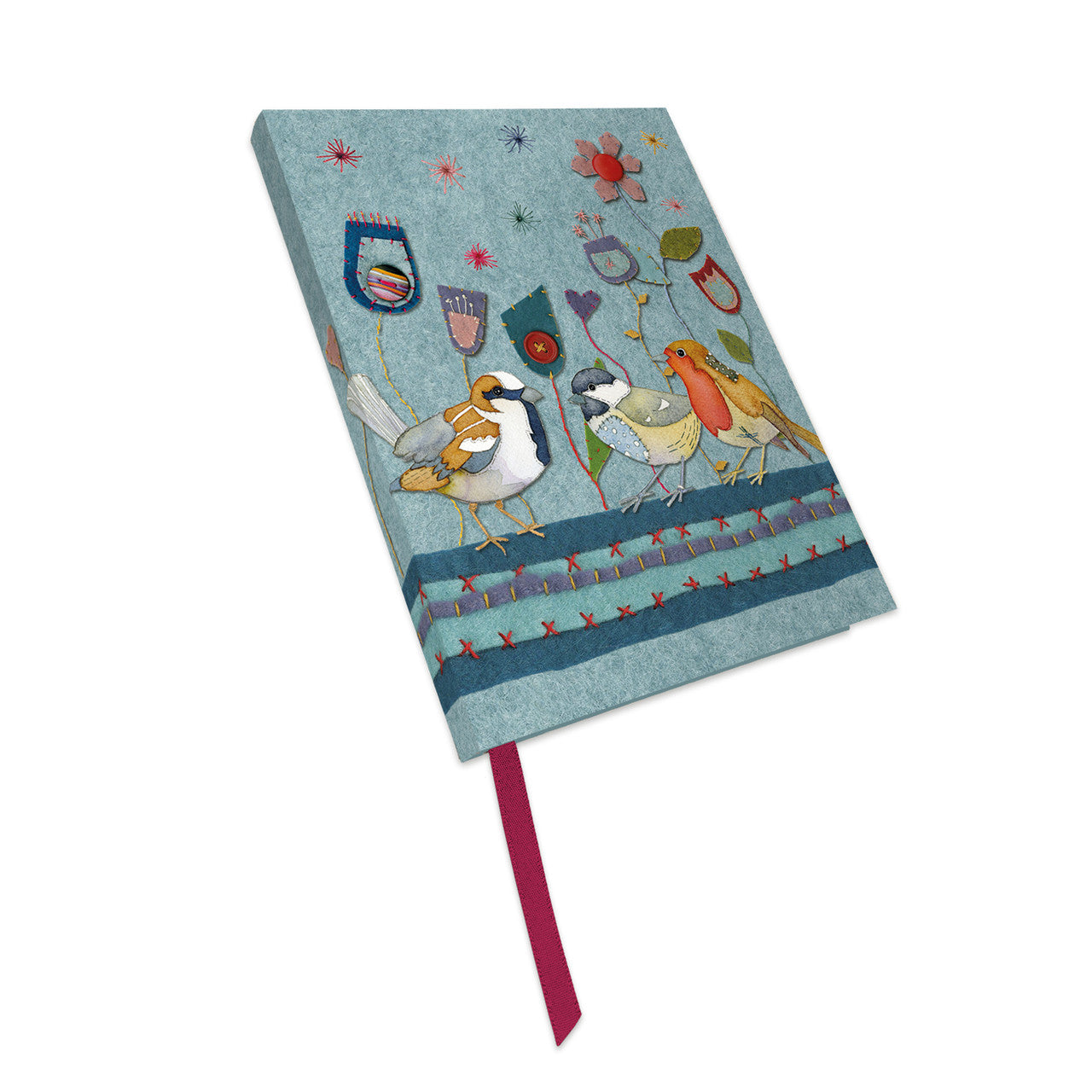 Emma Ball Stitched Birdies Bound Notebook
