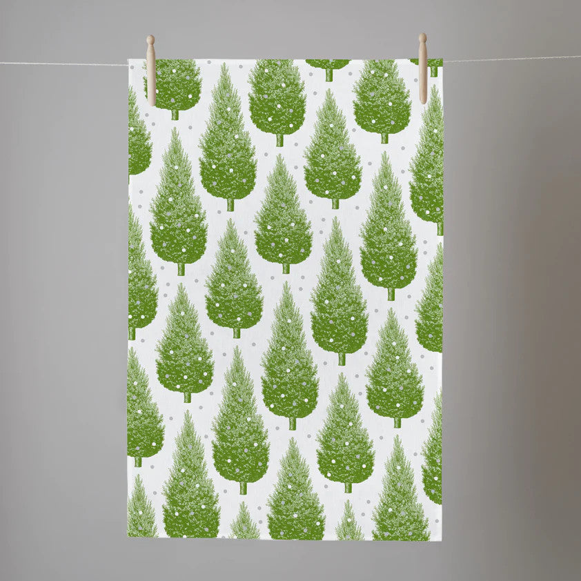 Thornback & Peel Christmas Tree 100% Cotton Tea Towel
