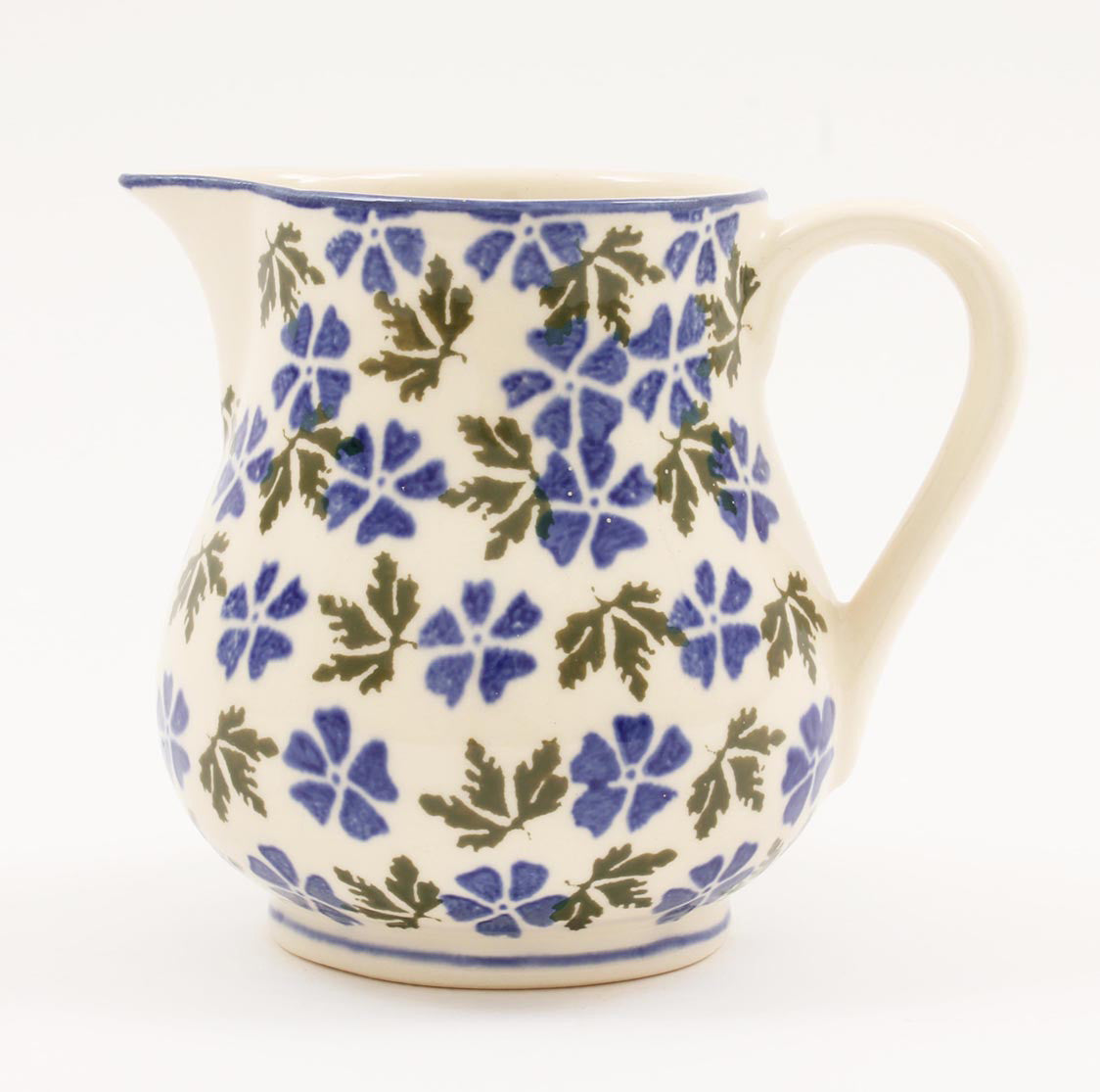Brixton Pottery Geranium small pottery jug.