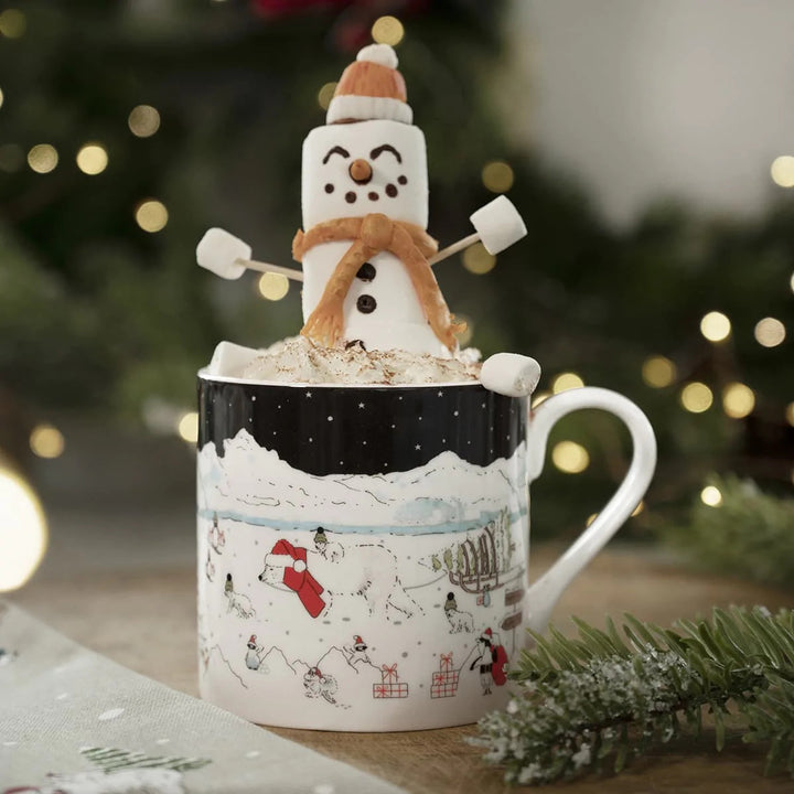 Sophie Allport Snow Season Scene Mug boxed