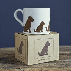 Pottery Cockapoo mug from Sweet William Designs.