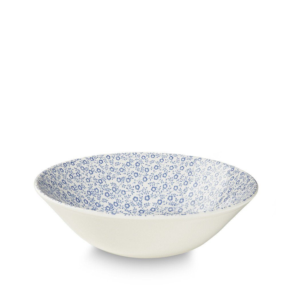 Burleigh Blue Felicity Pottery Cereal Bowl