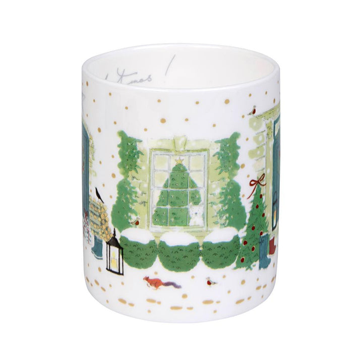 Sophie Allport Holly & Berry Home for Christmas Mug boxed