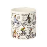 The History of Cycling Bone China Mug by Picturemaps