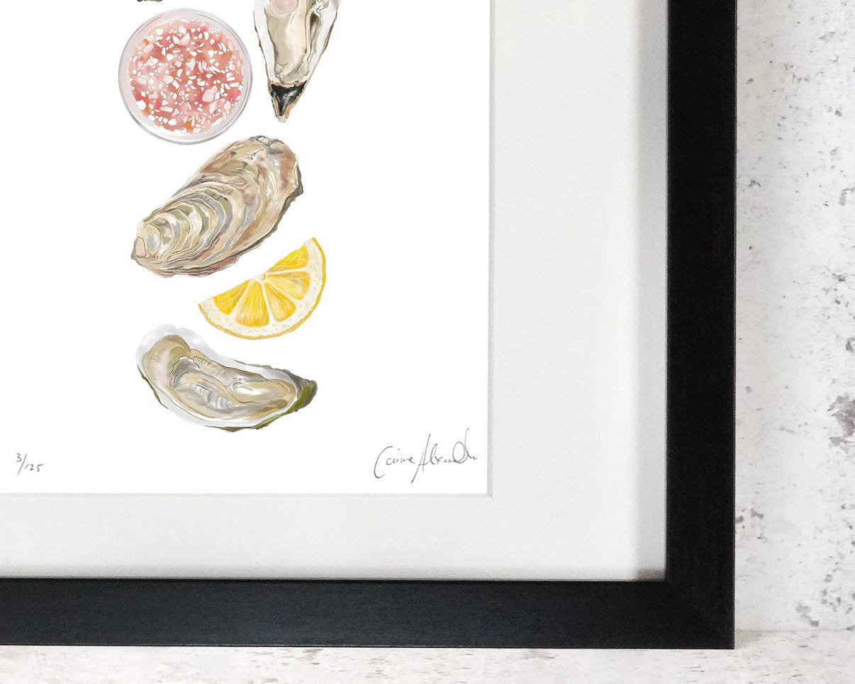 Oyster Print by Corinne Alexander