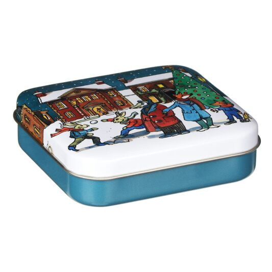 Emma Bridgewater Winter Scene Small Pocket Tins  - Teal