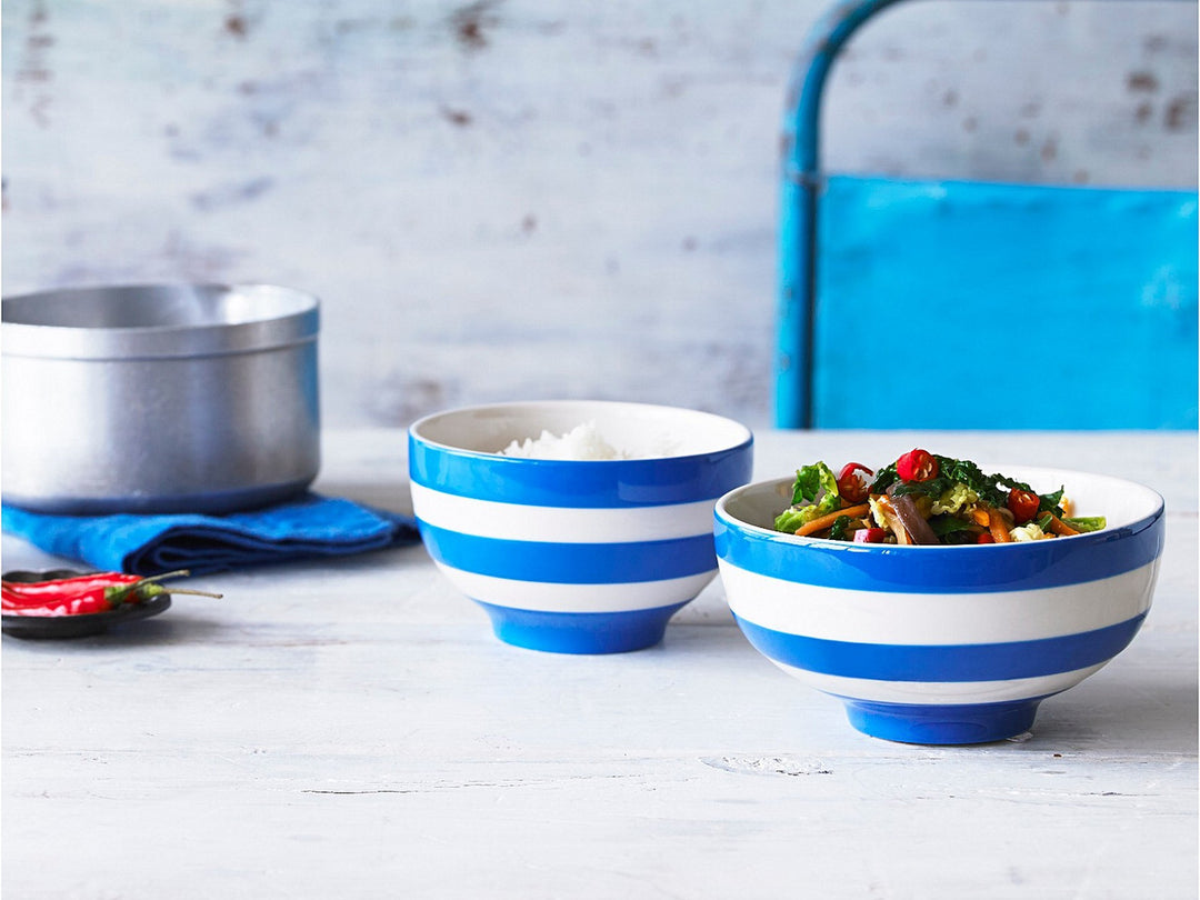 Cornishware Rice Bowl - blue