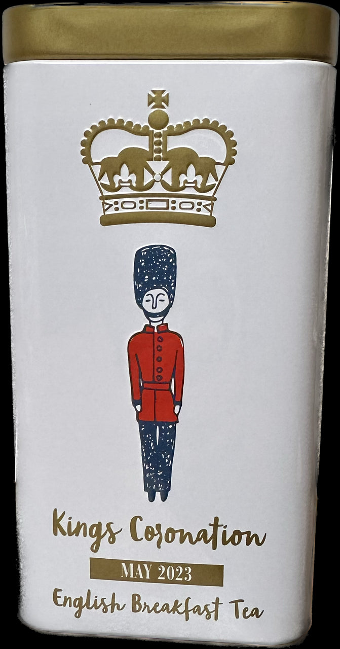 Kings Coronation English Breakfast Souvenir Tin - 40 Teabags