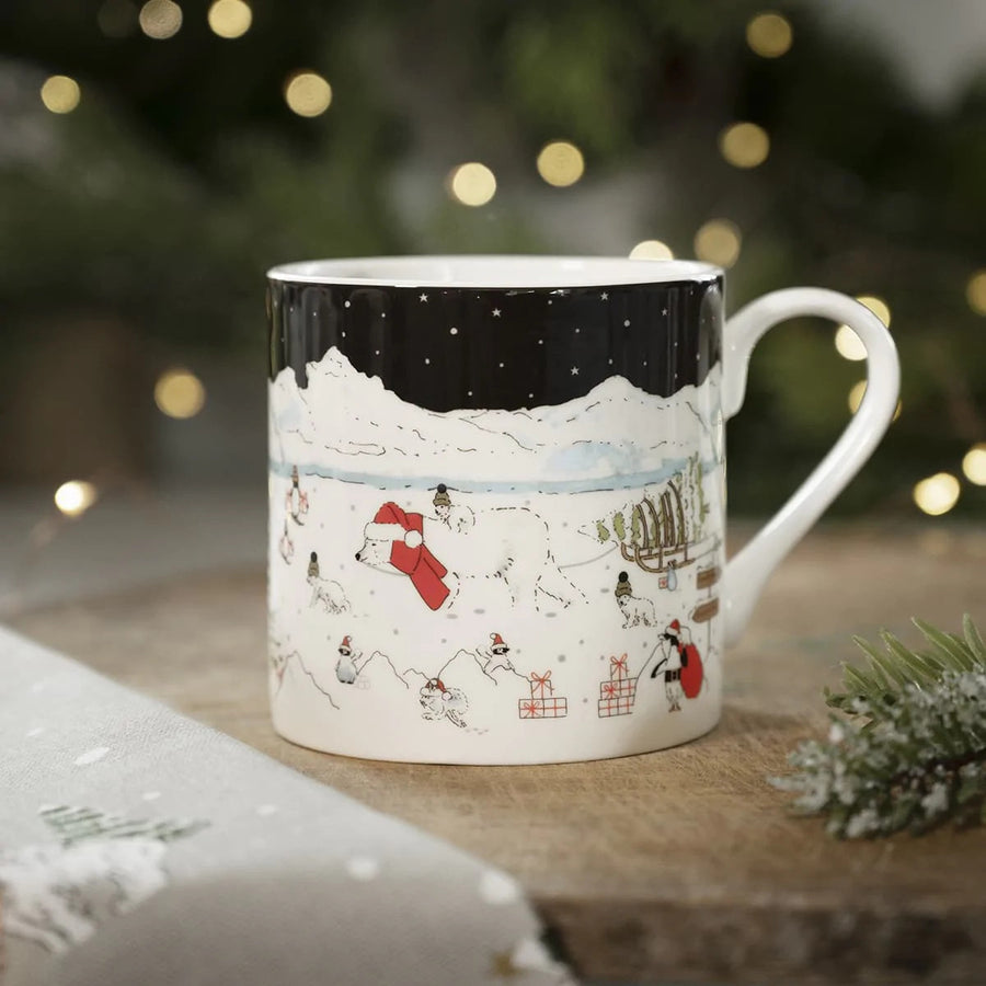 Sophie Allport Snow Season Scene Mug boxed
