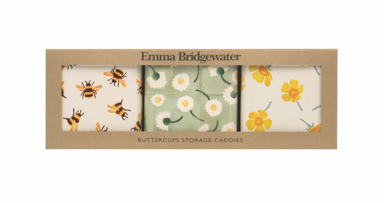 Buttercup Set of 3 Caddies