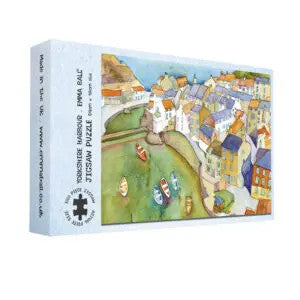 Yorkshire Harbor 1000 piece Jigsaw Puzzle by Emma Ball.