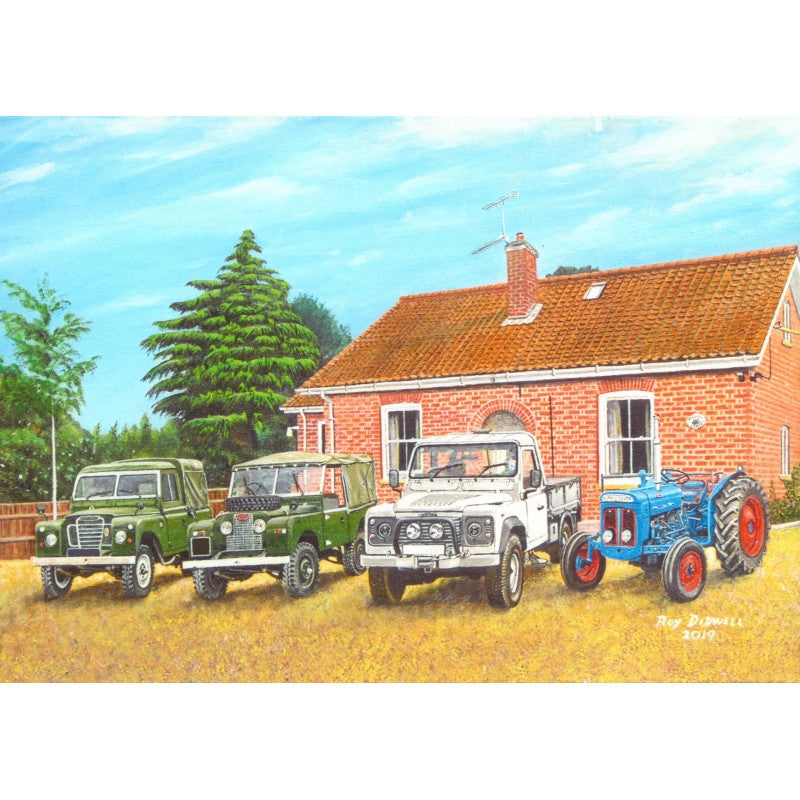 Landrovers Again by Roy Didwell Jigsaw Puzzle by JHG Puzzles.