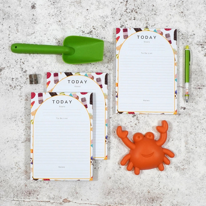 Ice Cream A5 Notepad by Corinne Alexander. Made in the UK