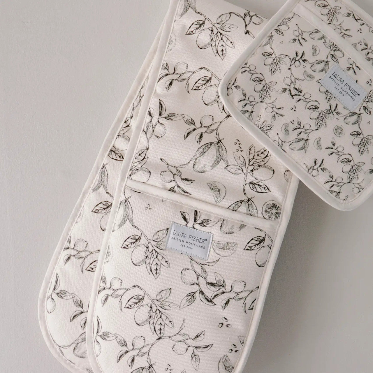 Lime & Mango Botanical Double Oven Glove